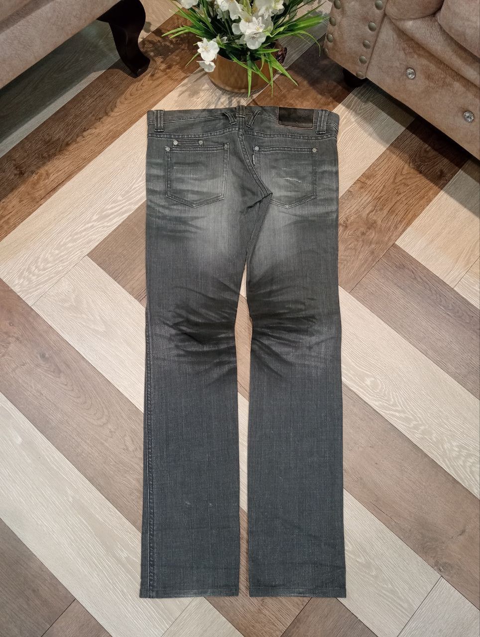 Tornado Mart TORNADO MART STRETCH DENIM JEANS GREY FADE JAPAN DESIGNER Size 34" / US 12 / IT 48 - 12 Thumbnail