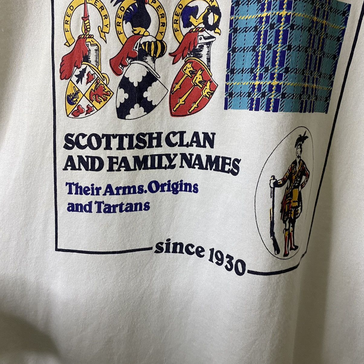Fred Perry Vintage 1990s Fred Perry London England Tee Size US L / EU 52-54 / 3 - 3 Thumbnail