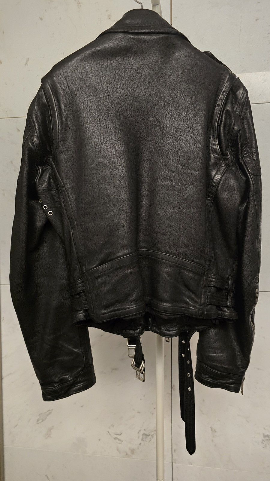 Burberry Prorsum Burburry Prorsum 11SS Washed Leather Jacket Size US M / EU 48-50 / 2 - 2 Thumbnail