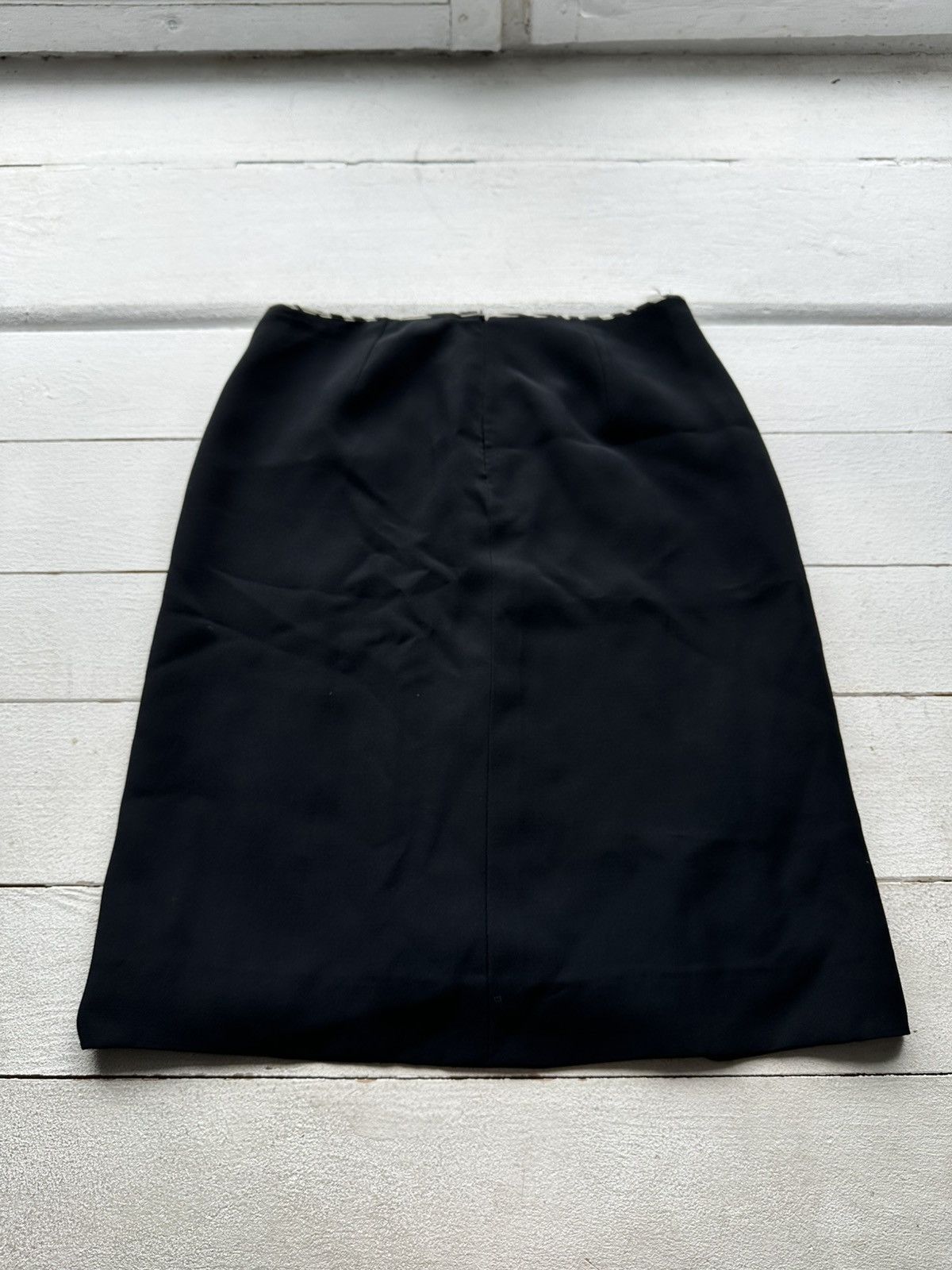 Gianfranco Ferre 🚨Gianfranco Ferre black luxury skirt vintage rare Size 32" / US 10 / IT 46 - 7 Thumbnail