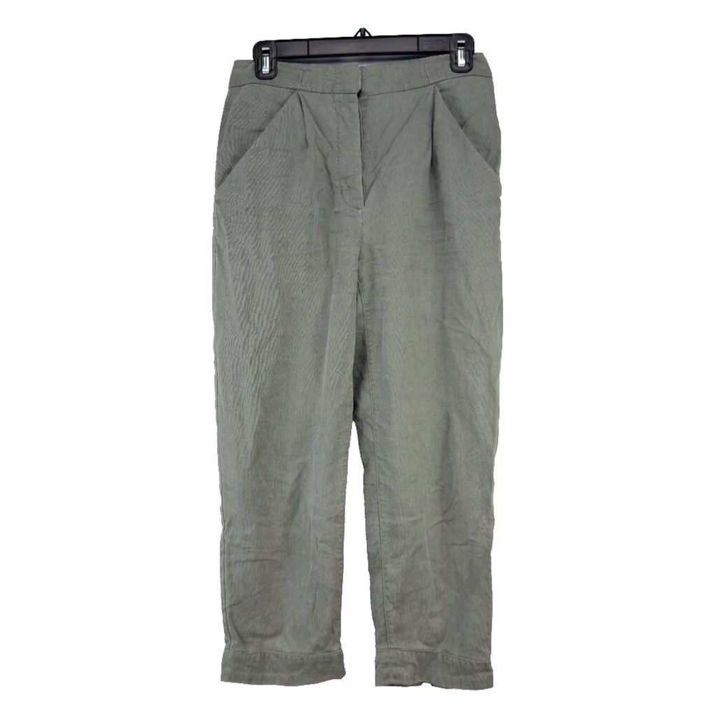 Other WILFRED ARITZIA Allant Linen Blend Green Pants Size 2 Size 24" / US 00 / IT 34 - 1 Thumbnail