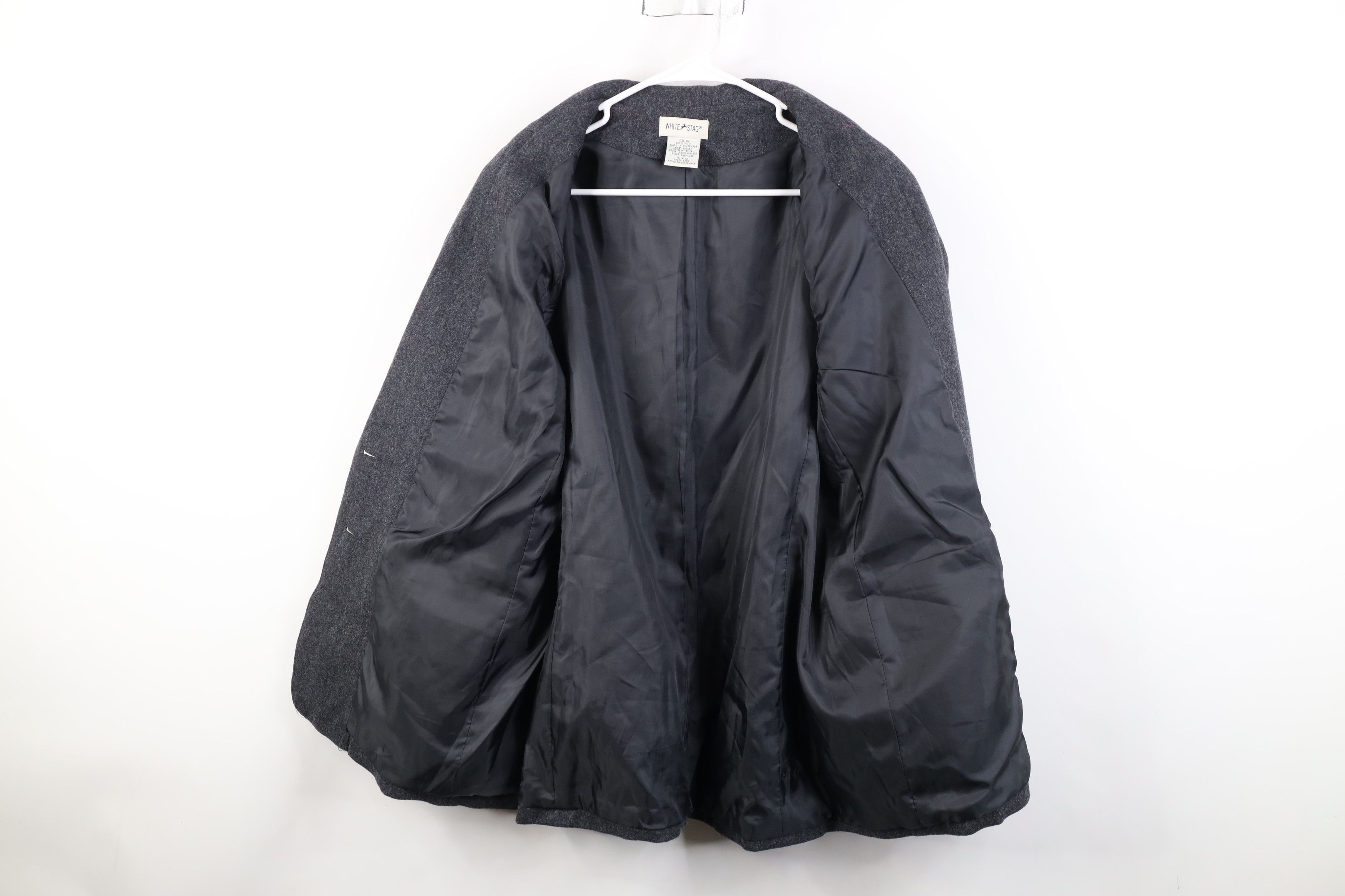Vintage Vintage 90s Streetwear Button Suit Coat Blazer Jacket Gray Size XXL / US 16-18 / IT 52-54 - 10 Thumbnail