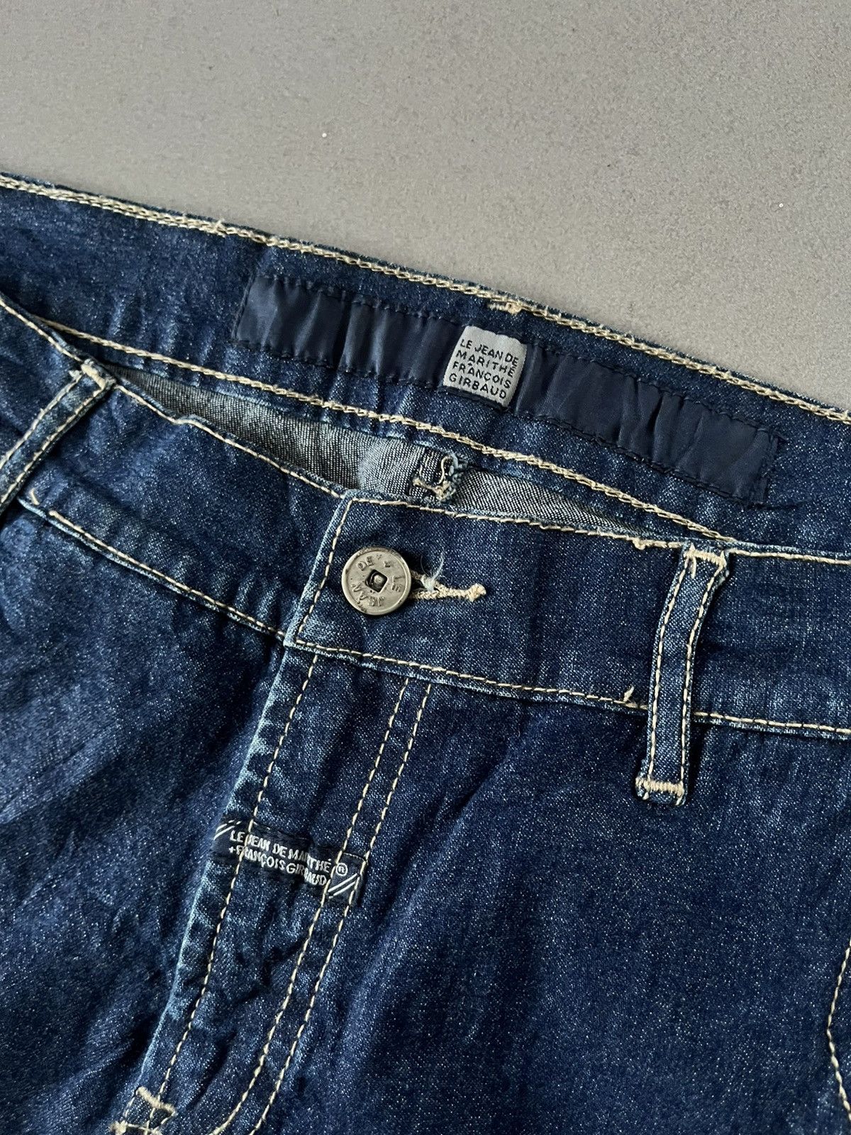 Marithe + Francois Girbaud MARITHE FRANCOIS GIRBAUD BONDAGE DENIM PANTS MULTI POCKET Size US 32 / EU 48 - 6 Thumbnail