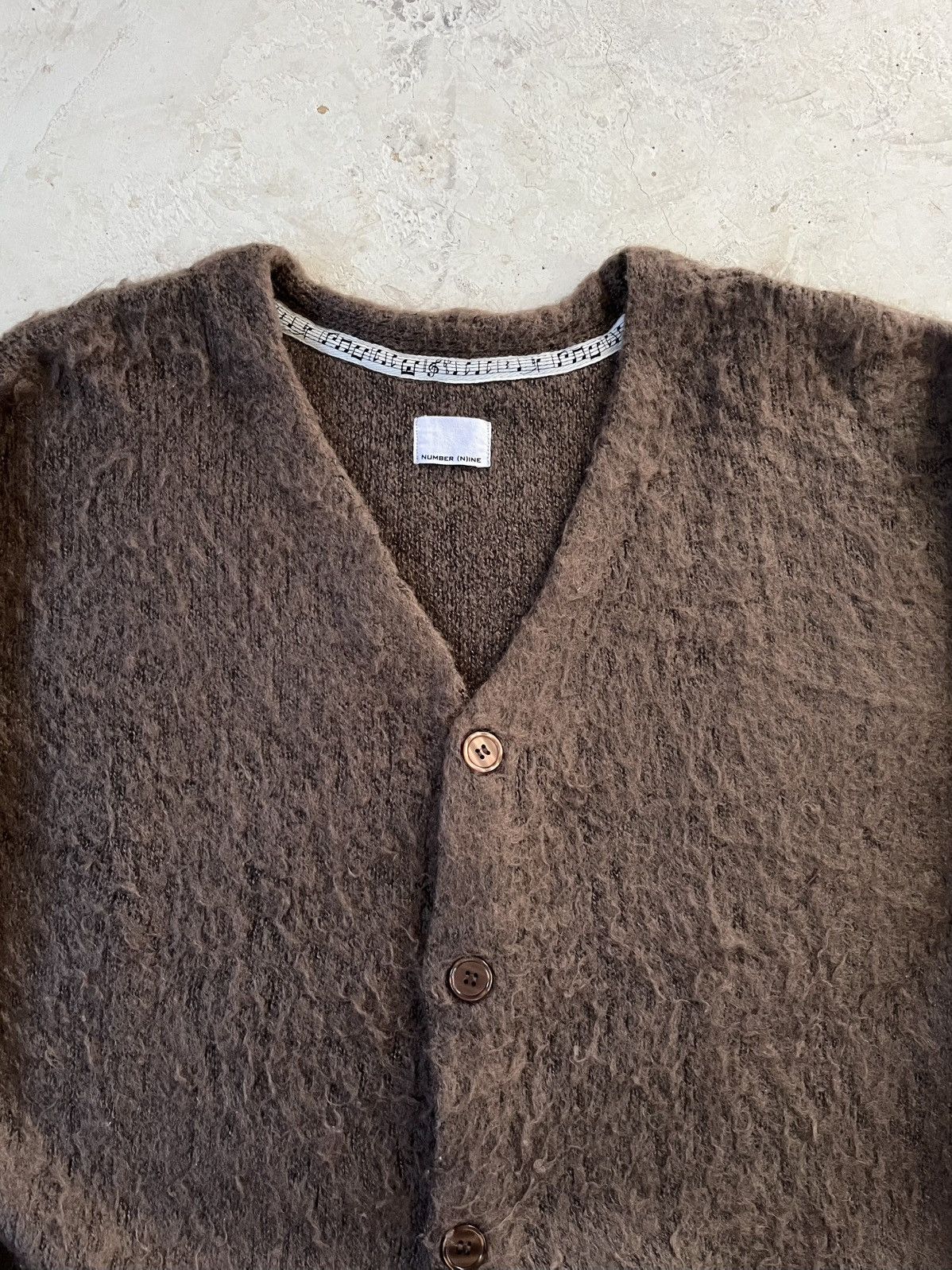 Number (N)ine Number (N)ine Kurt Cobain Mohair Cardigan Size US L / EU 52-54 / 3 - 4 Thumbnail