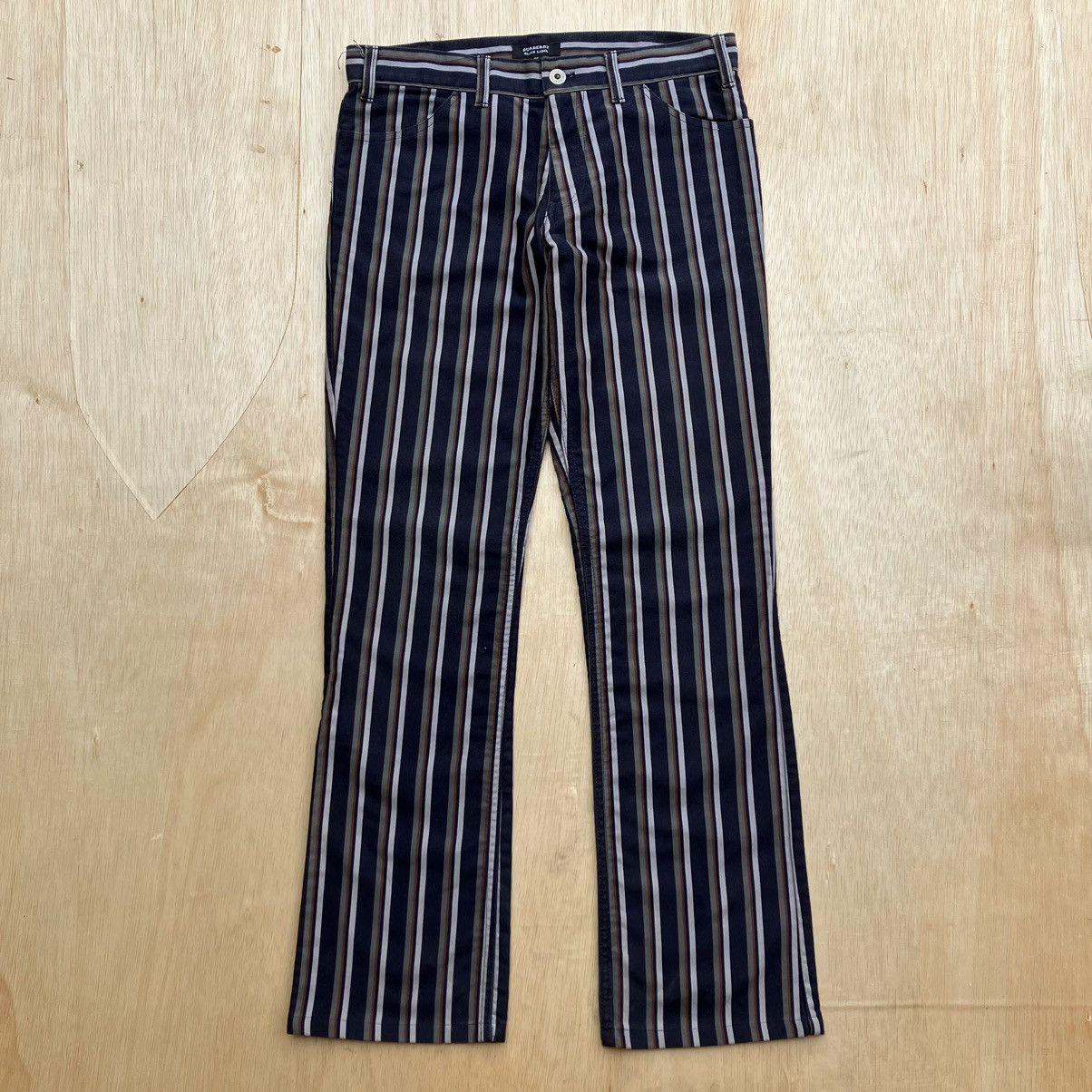 Black Label × Burberry × English Factory BURBERRY BLACK LABEL STRIPES LONG PANTS Size 30" / US 8 / IT 44 - 2 Thumbnail