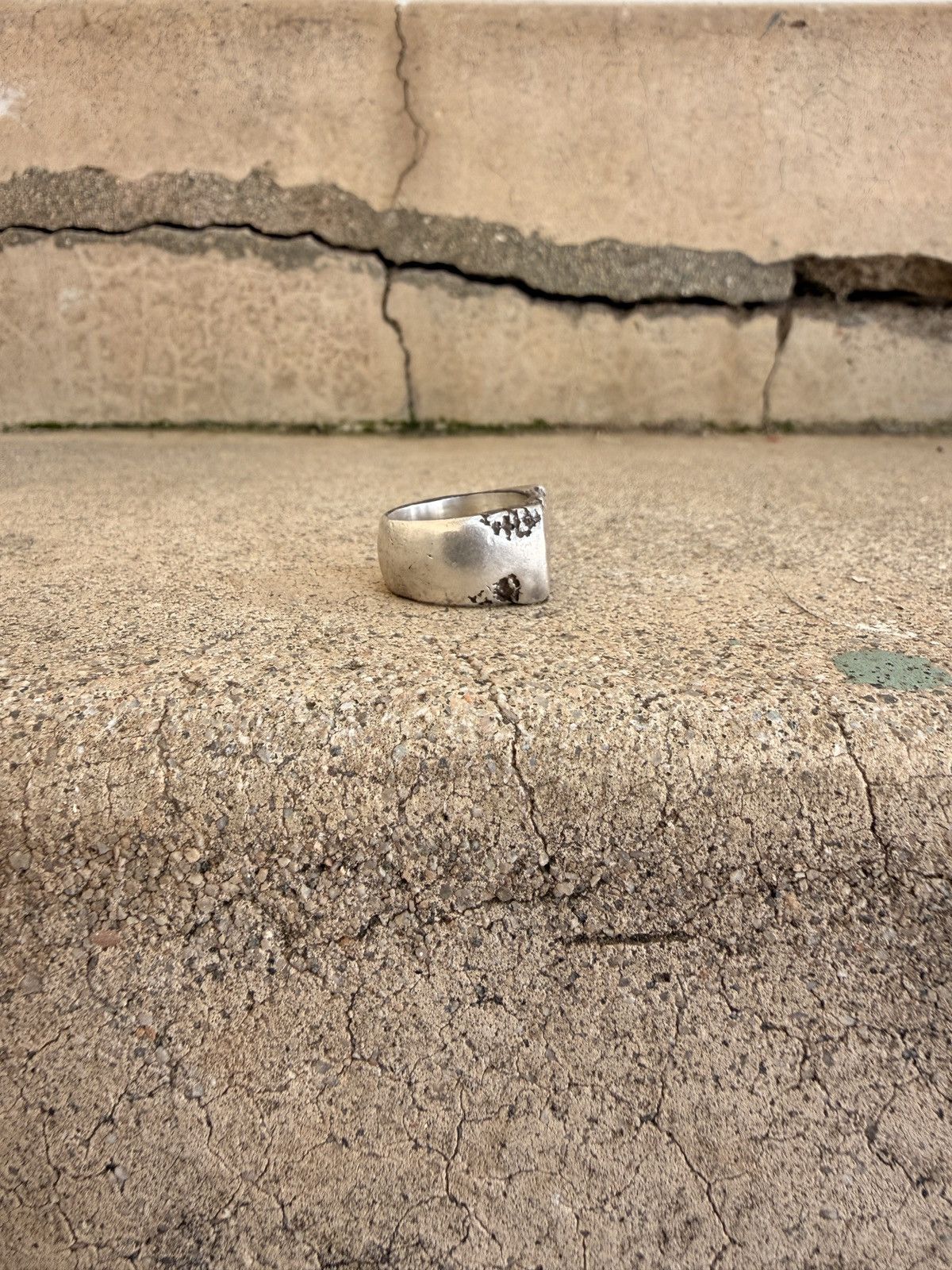 Sterling Silver Custom “IV” Signet Ring Size ONE SIZE - 4 Thumbnail