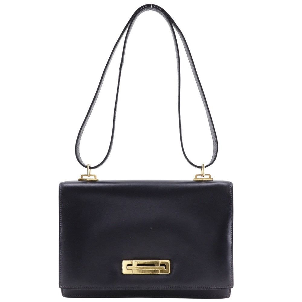 Hermes Hermes Hermes Box Calf Leather 2way Shoulder Bag Leather Shoulder Bag DUTY FREE for USA Size ONE SIZE - 1 Thumbnail