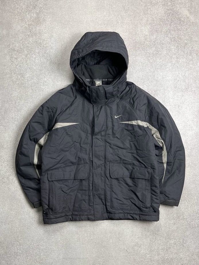 Nike Vintage Nike Swoosh Winter Down Jacket Y2K M Size US M / EU 48-50 / 2 - 1 Thumbnail