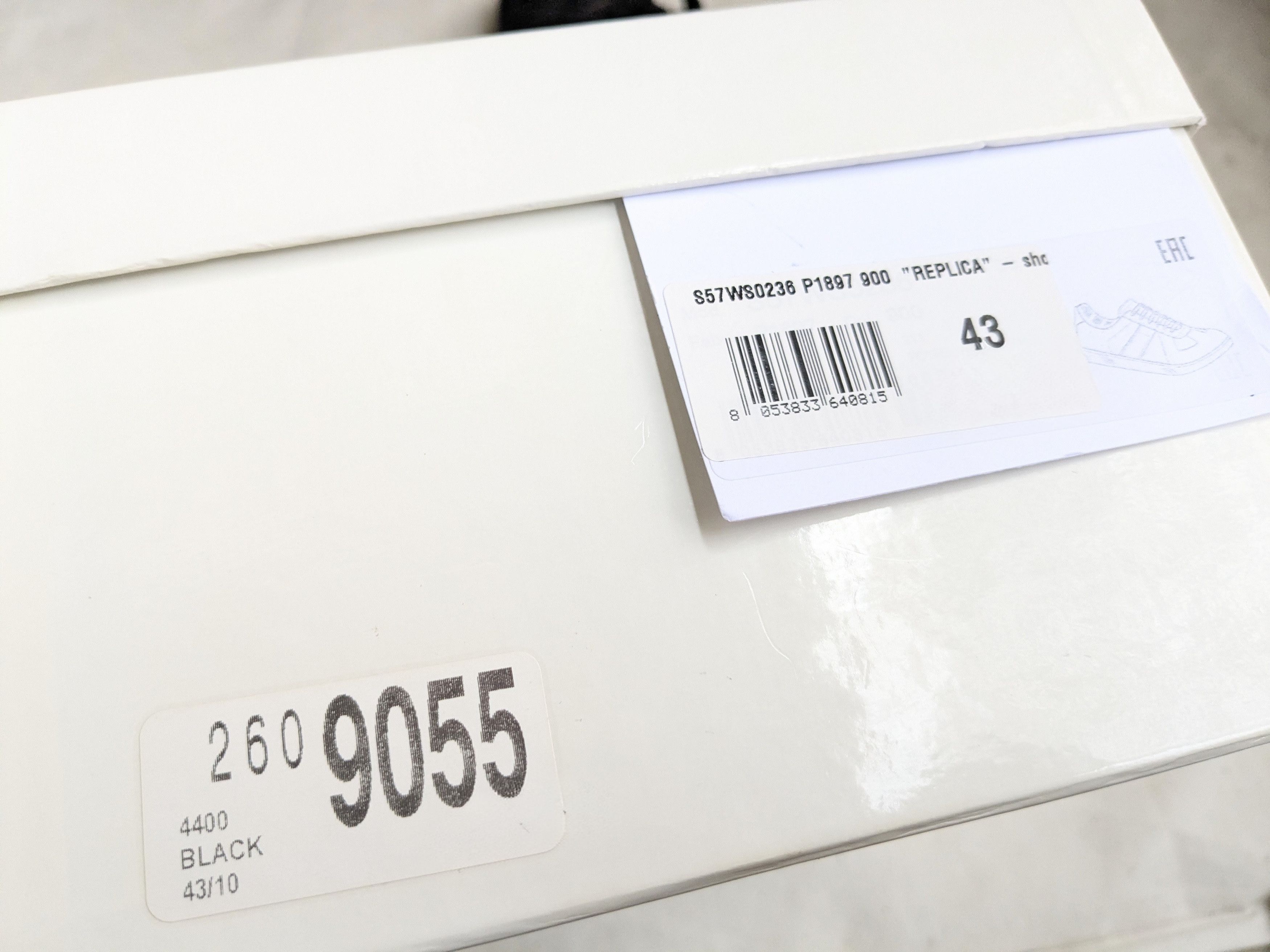 Maison Margiela Maison Margiela Replica GAT Black 10 43 Low Tops Size US 10 / EU 43 - 21 Thumbnail