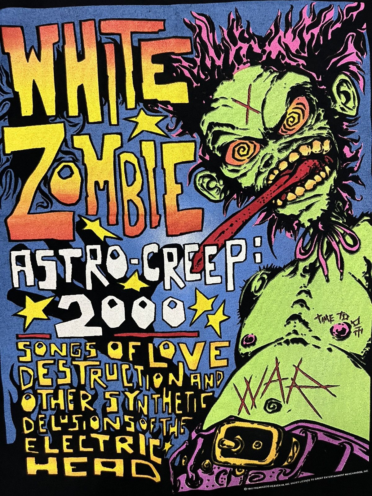 Band Tees × Vintage Vintage White Zombie 90s t shirt Size US L / EU 52-54 / 3 - 3 Thumbnail