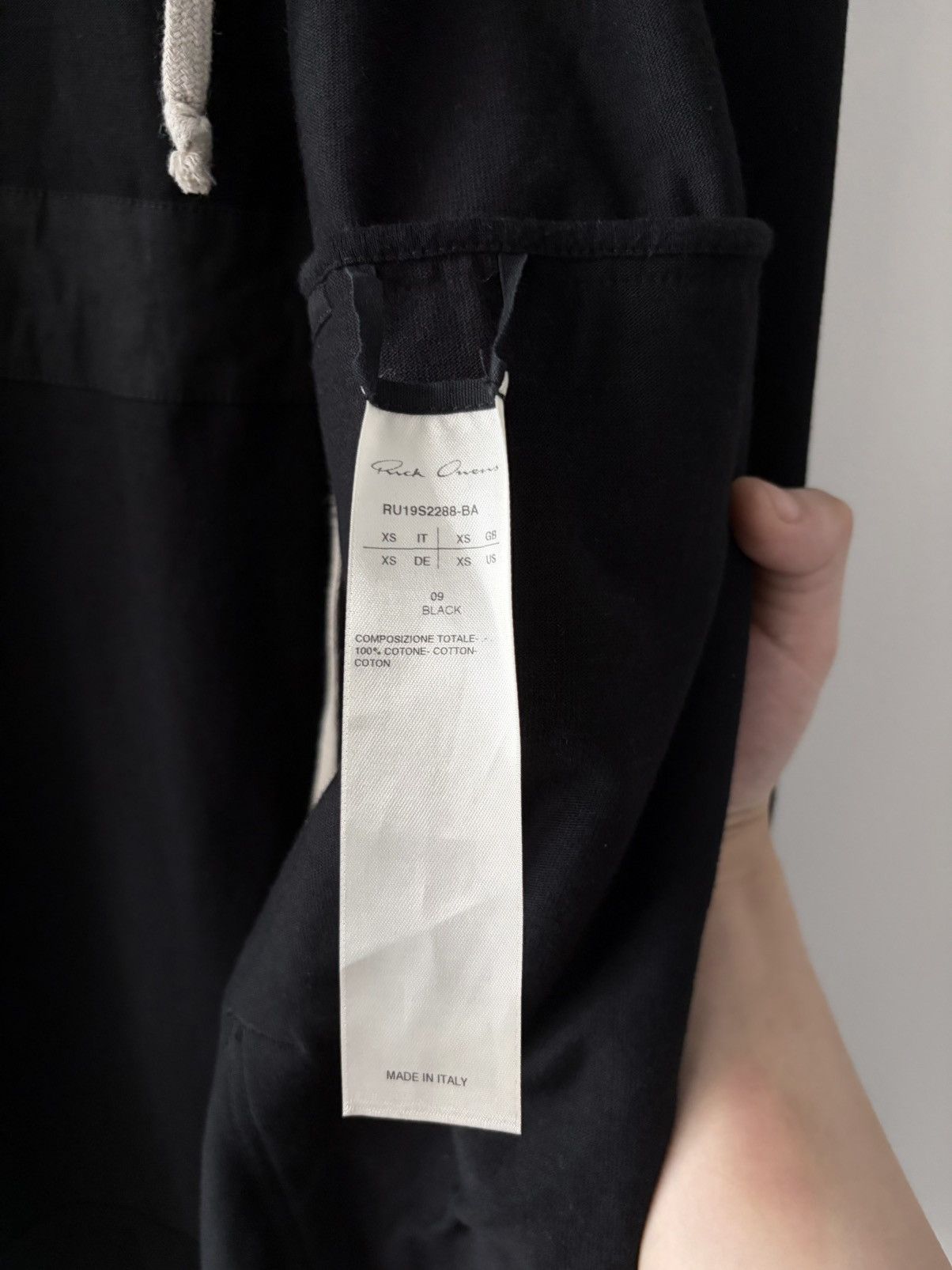 Rick Owens Rick Owens SS2019 "Babel" Elongated Zip-Up Hoodie Size US XS / EU 42 / 0 - 6 Thumbnail