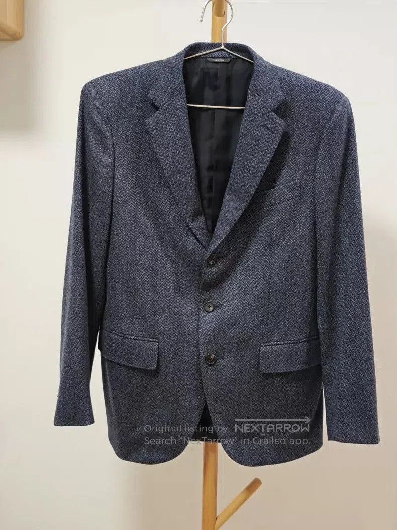 Loro Piana Loro Piana Gray Wool Blend Blazer. Size US L / EU 52-54 / 3 - 1 Thumbnail