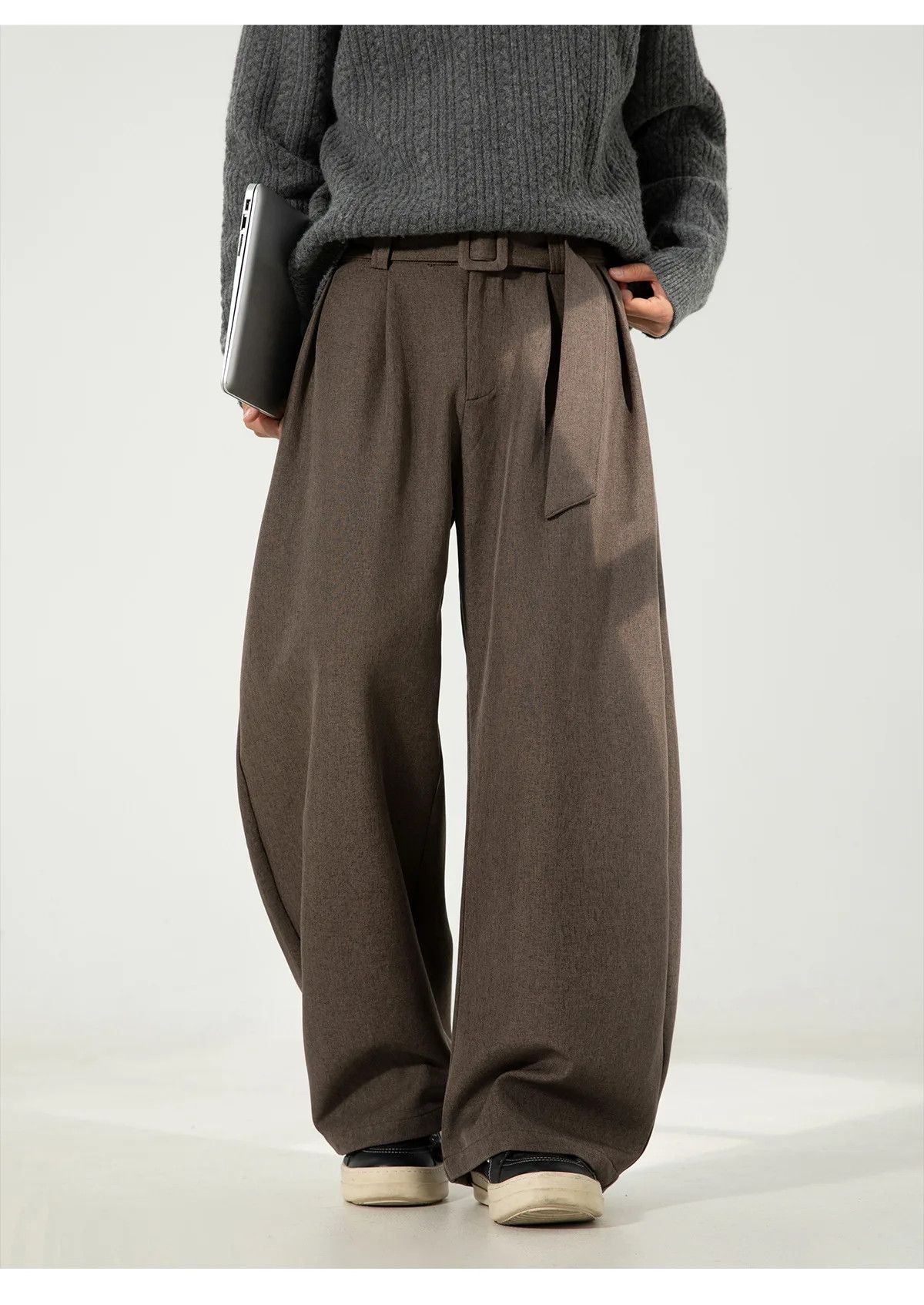 Japanese Brand Wide Leg Baggy Korean Style Pants Size US 34 / EU 50 - 4 Thumbnail