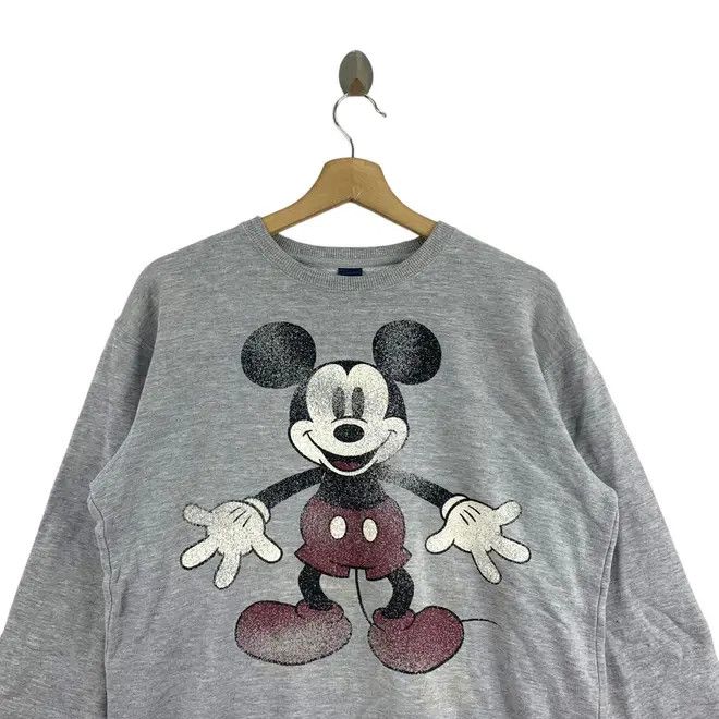 Disney Vintage DISNEY MICKEY MOUSE Smiley Peace Sweatshirt Sweater Size M / US 6-8 / IT 42-44 - 2 Thumbnail