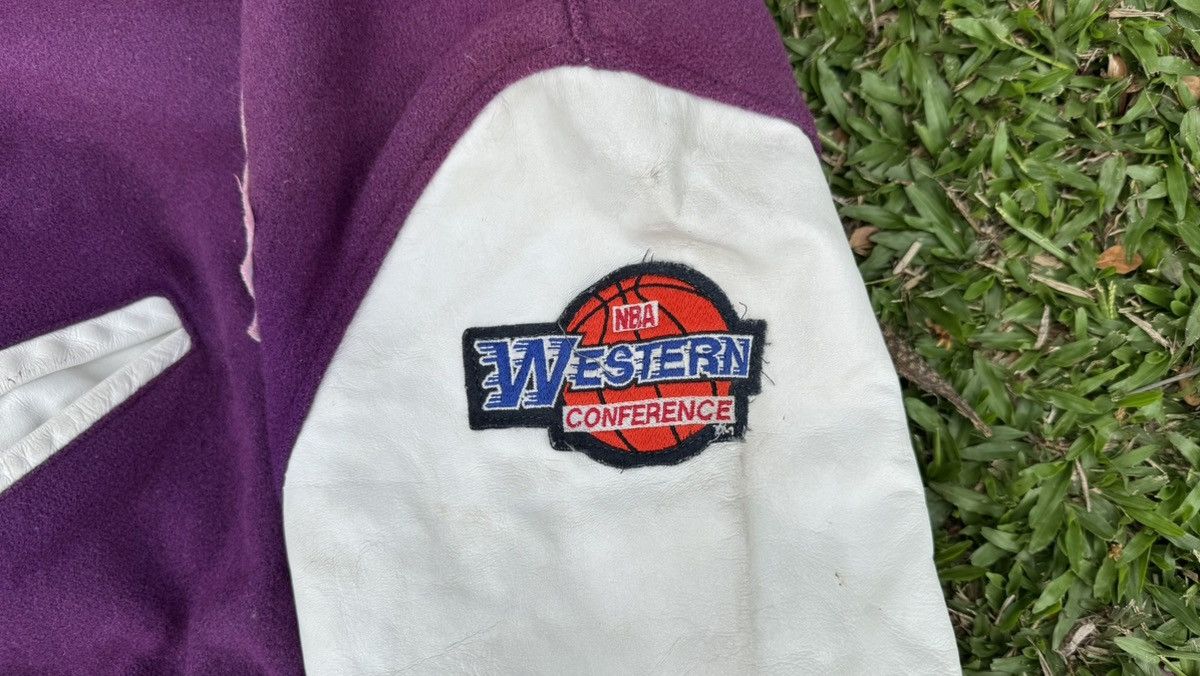 NBA VTG NBA La Lakers varsity leather jacket By DeLong Size S / US 4 / IT 40 - 3 Thumbnail