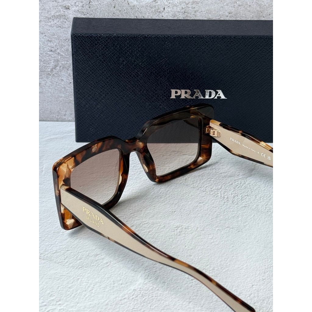 Prada NEW Prada PR D01S Sunglasses in Havana Brown Powder $390 Size ONE SIZE - 7 Thumbnail
