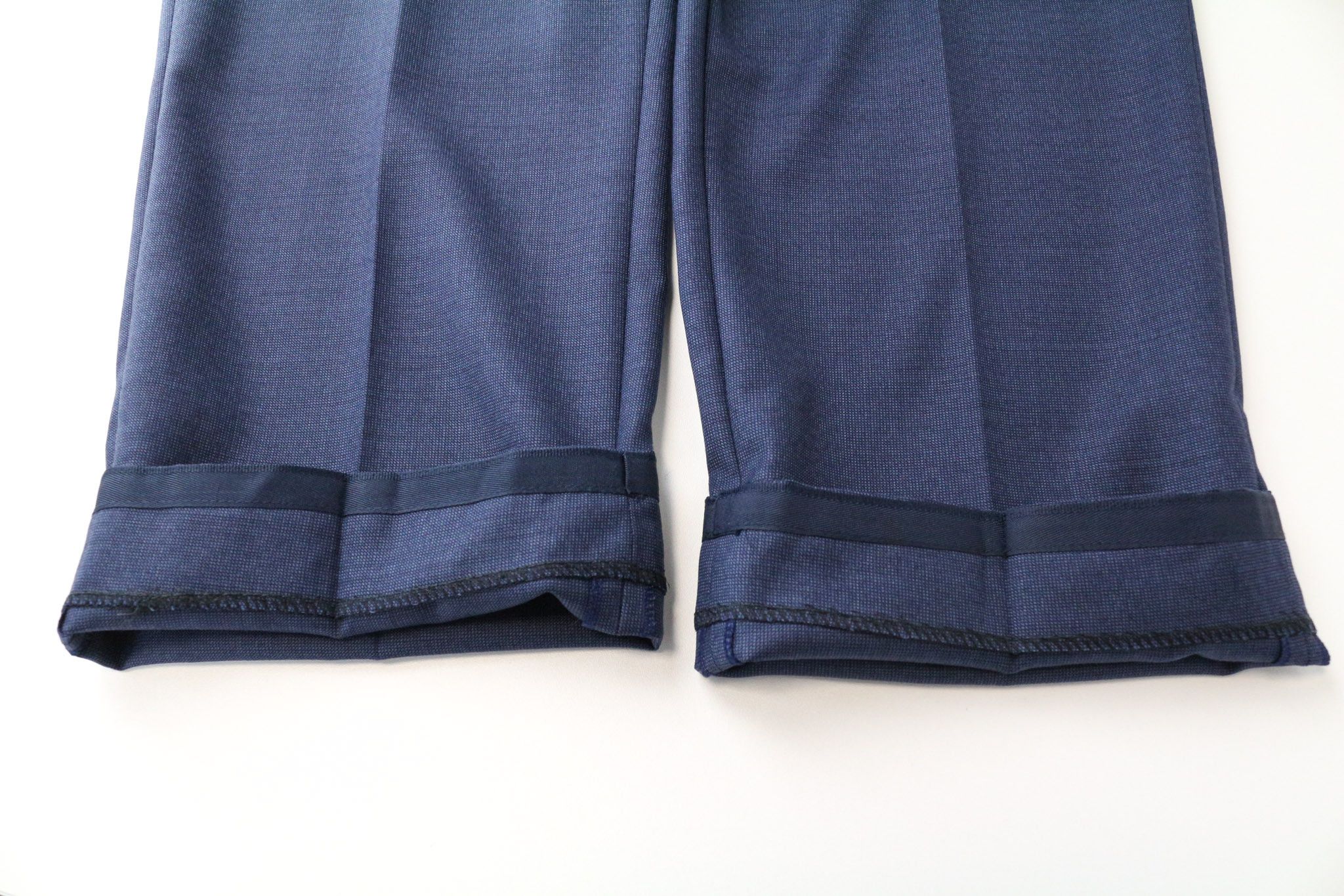 Suitsupply SIENNA UK44R Blue Wool Lined Trousers 75187 Size 44R - 7 Thumbnail