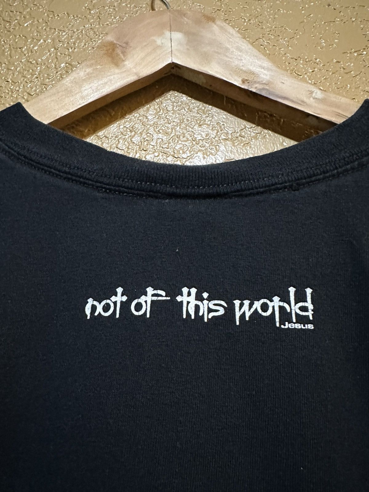 Vintage 🕊️ Vintage Jesus Not of This World T Shirt Size US XL / EU 56 / 4 - 5 Thumbnail