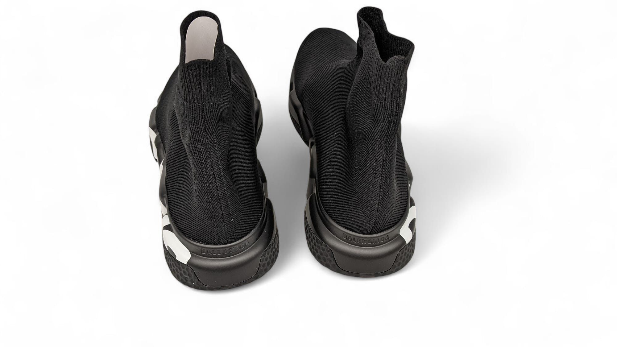 Balenciaga Balenciaga Black Graffiti Speed Trainer Sneakers Size 13 Size US 13 / EU 46 - 4 Thumbnail