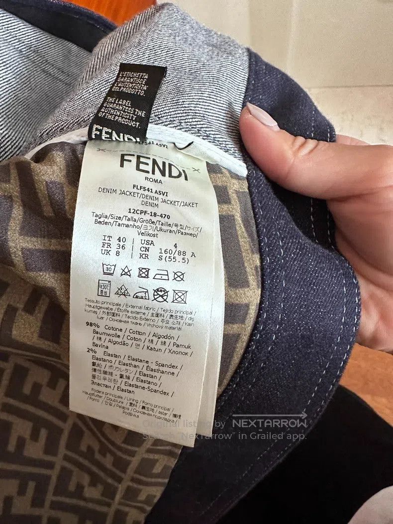 Fendi Fendi Trendy denim jacket Size US XXS / EU 40 - 5 Thumbnail
