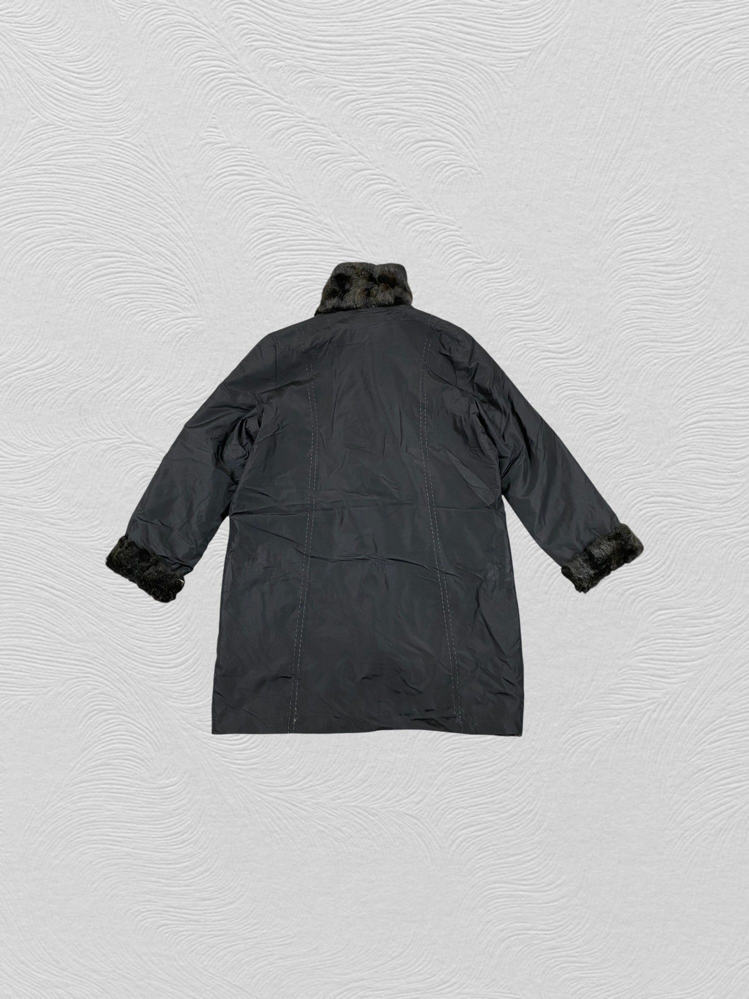 If Six Was Nine Vintage Balmain Paris Fur Riversible Long Coat Jacket- J447 Size US L / EU 52-54 / 3 - 4 Thumbnail
