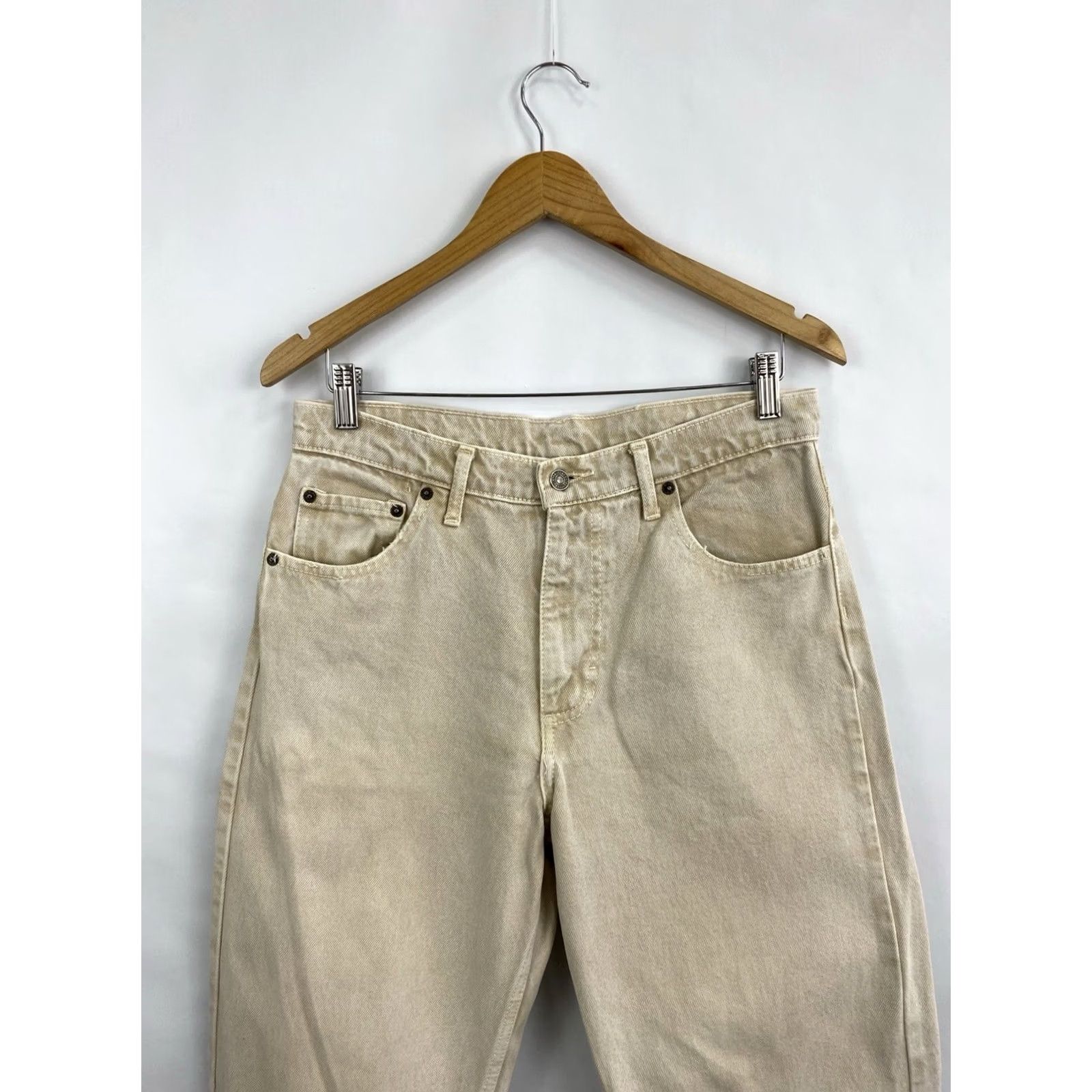 Levi's 🇺🇸 90s Vintage Levi'S 550 Made in USA Size 30X32 Beige Size US 32 / EU 48 - 6 Thumbnail