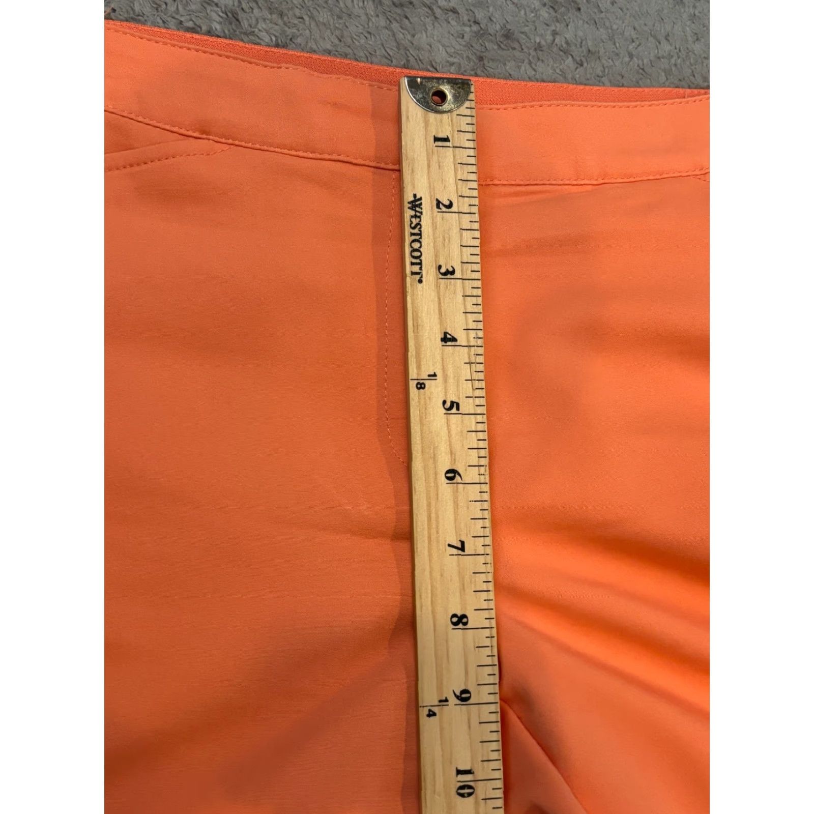 Vintage VINTAGE? (No) Ruby Rd Pants Womens 6P Petite Orange Peach Ankle Slacks Career Office Shirt? Size 28" / US 6 / IT 42 - 4 Thumbnail