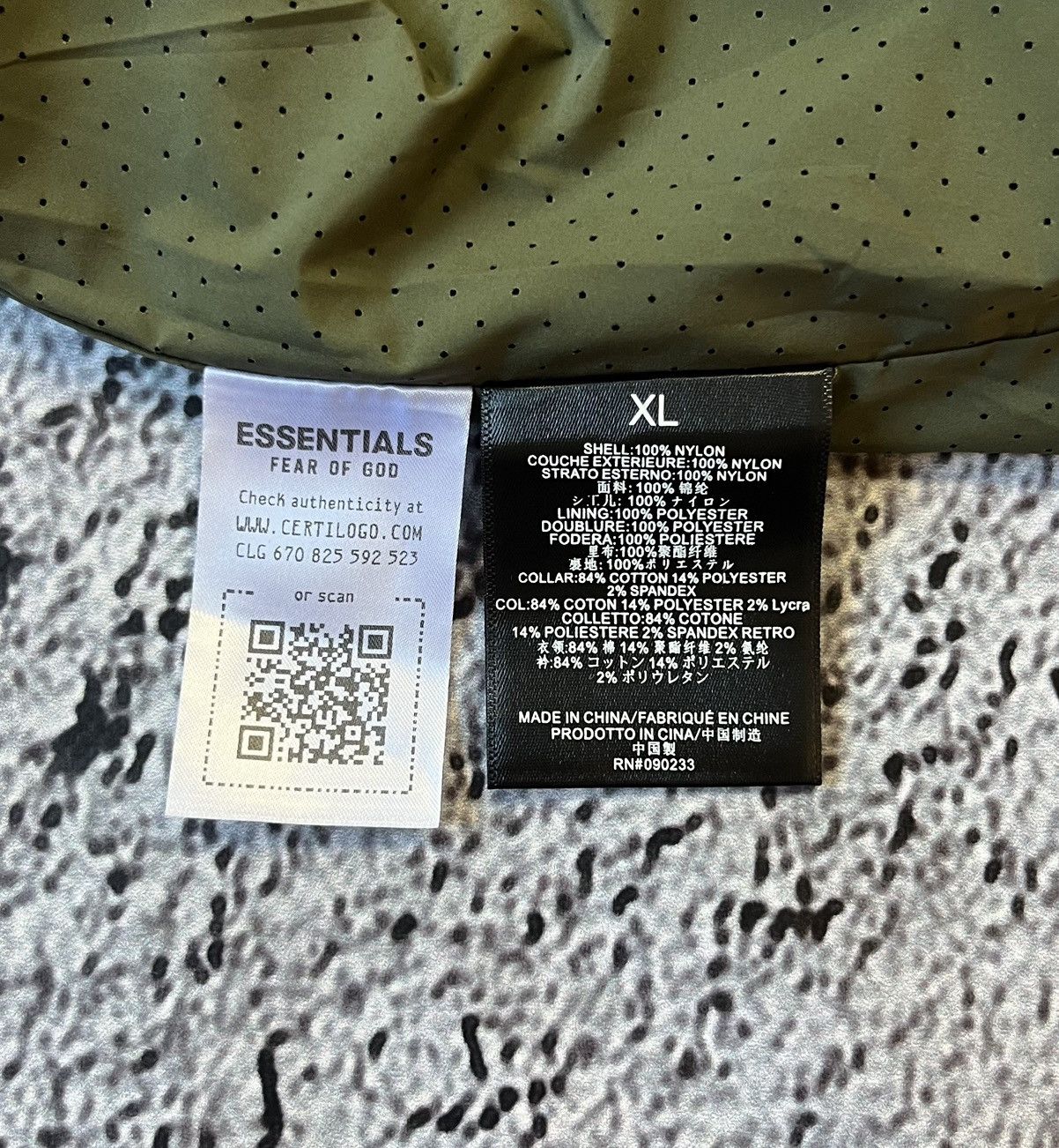 Fear of God Fear Of God Essentials Nylon Set Pants Polo Shirt Size XL Size US XL / EU 56 / 4 - 11 Thumbnail