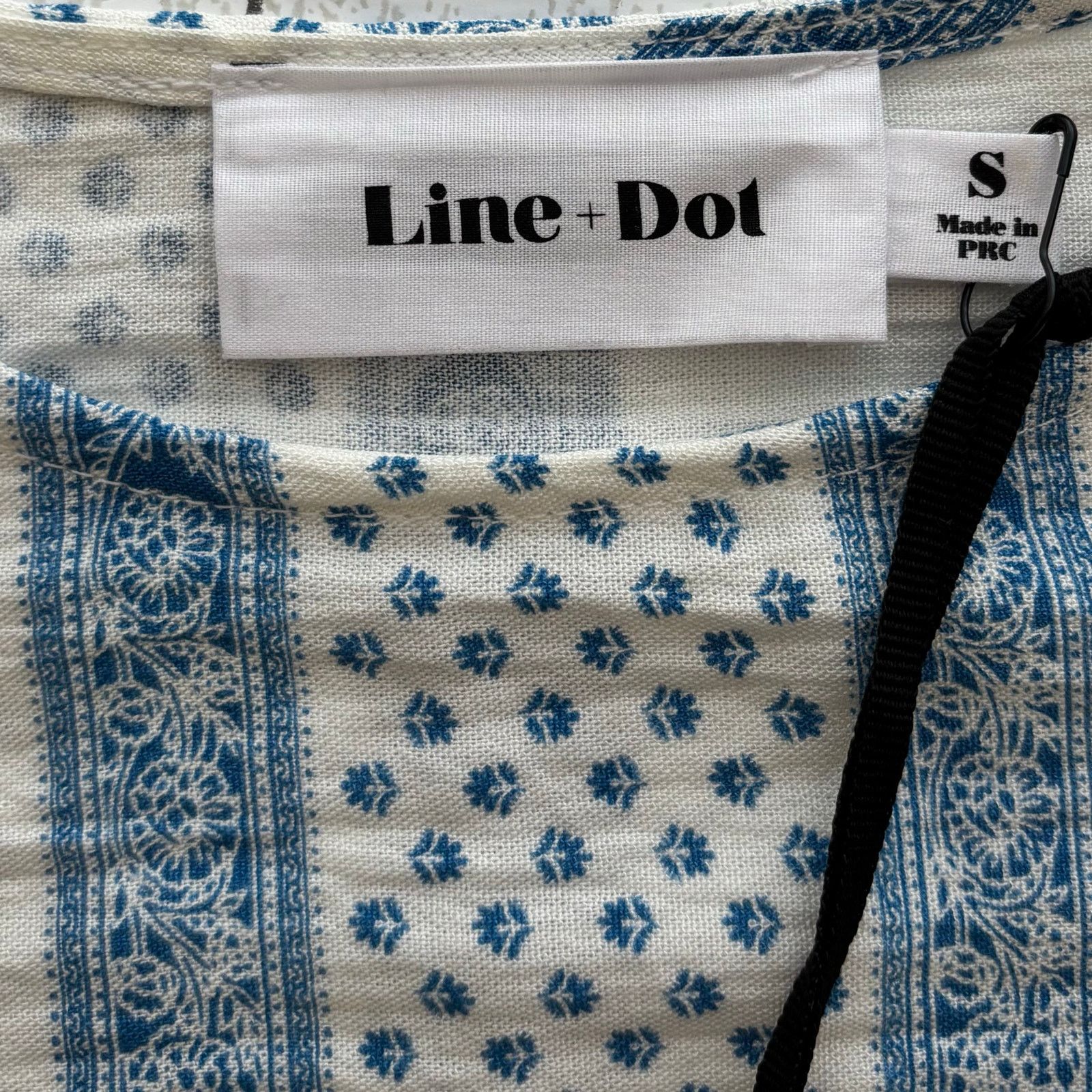 Other LINE & DOT Blue & White Cold Shoulder Top Size Small NWT Size S / US 4 / IT 40 - 4 Thumbnail