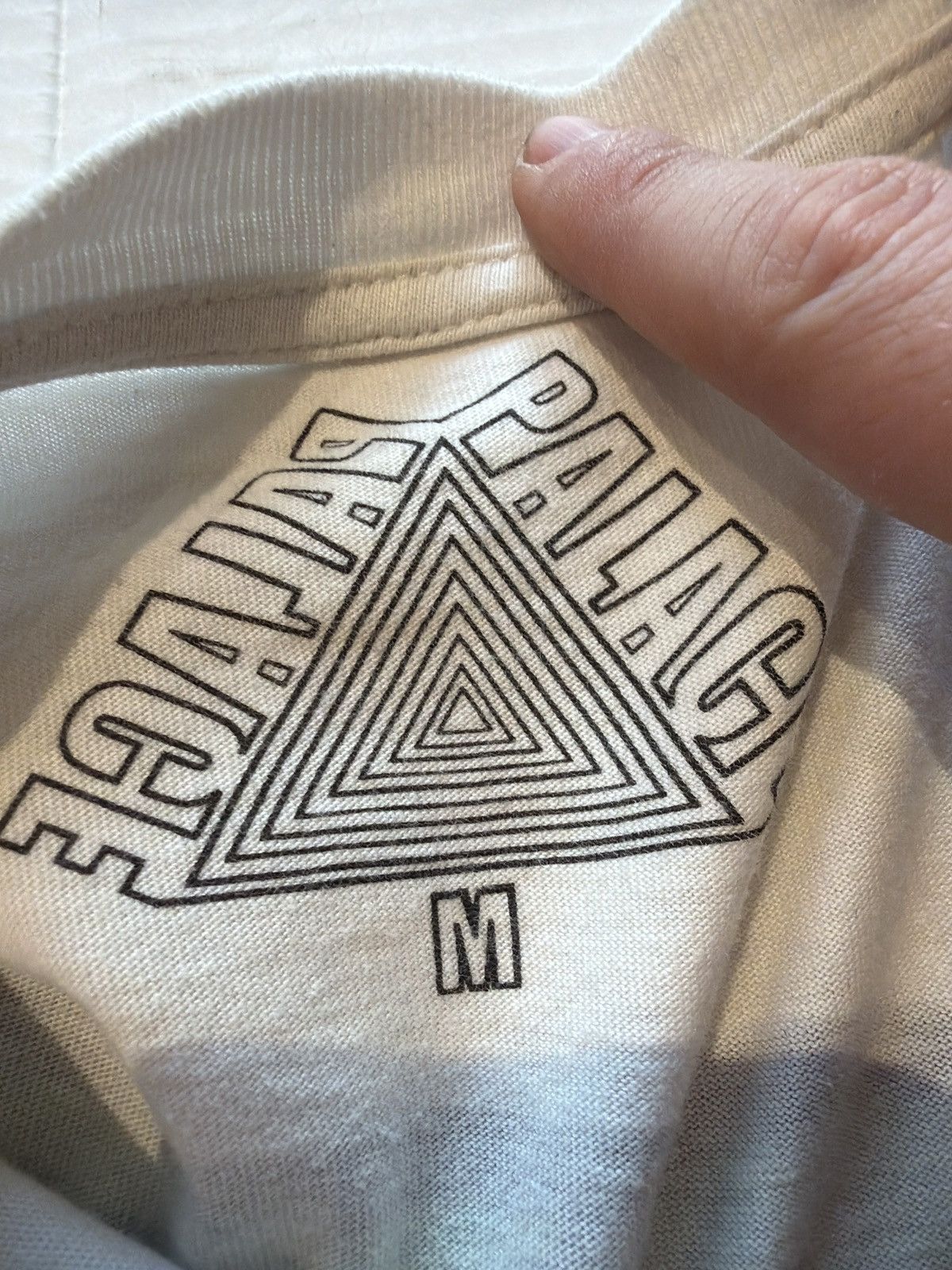 Palace Palace recycle logo t shirt white green Size US M / EU 48-50 / 2 - 5 Thumbnail