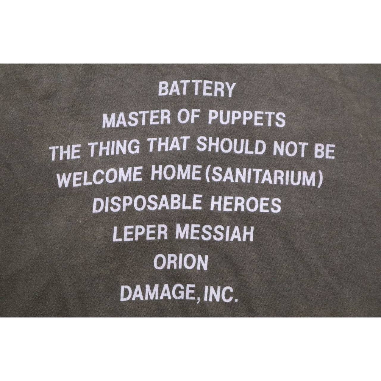 Giant Vintage 90s Metallica Master Of Puppets 1994 Giant Tag Size US XL / EU 56 / 4 - 7 Thumbnail