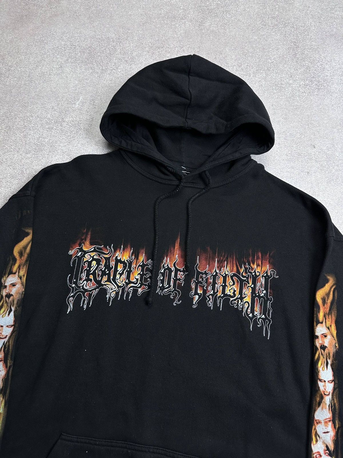 Band Tees Vintage Cradle Of Filth Rare Double Side Hoodie Rare L Size US L / EU 52-54 / 3 - 4 Thumbnail