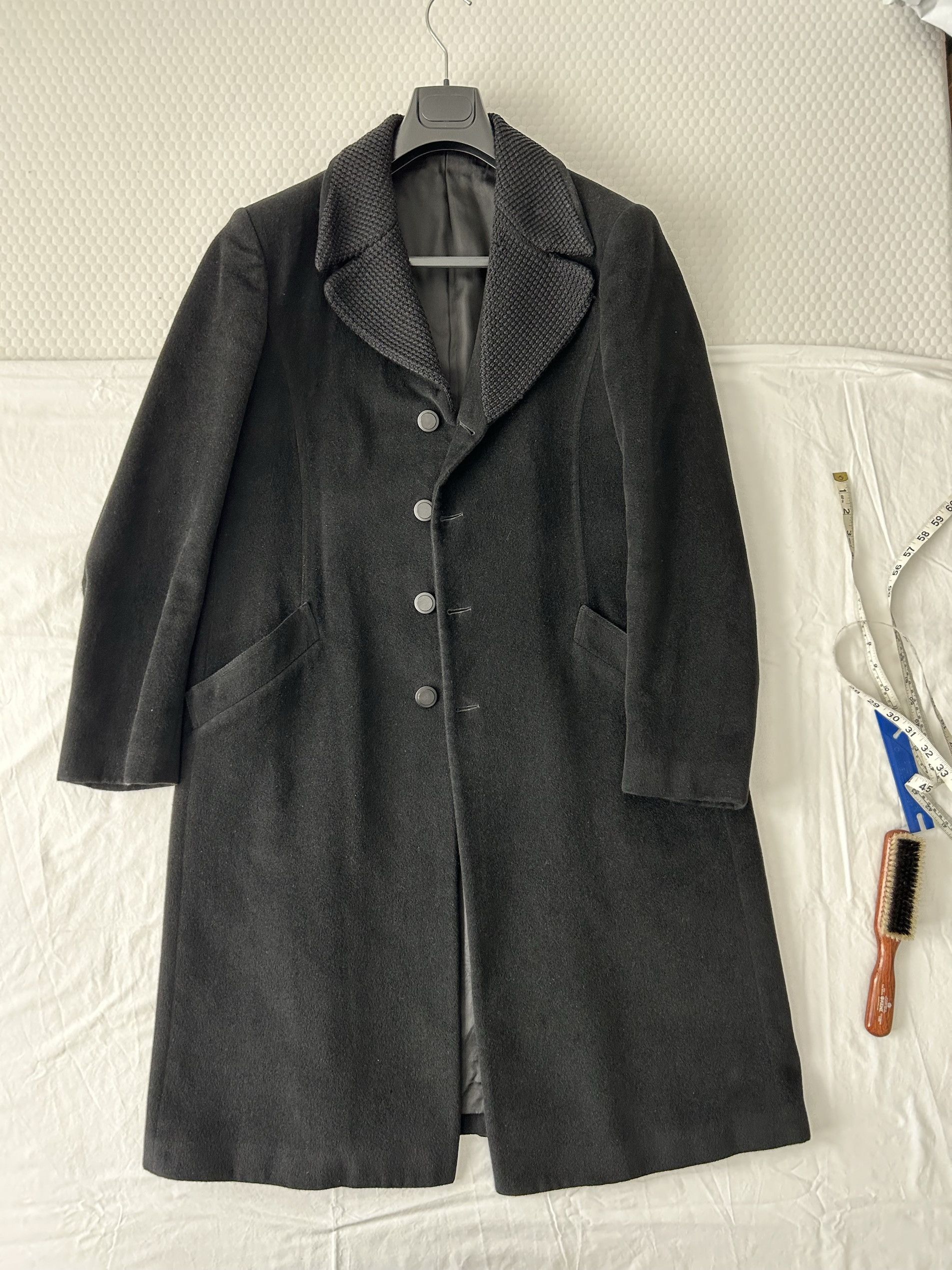 Emporio Armani Emporio Armani Angora Wool Over Coat 42—Cotton Knit collar Size US L / EU 52-54 / 3 - 4 Thumbnail