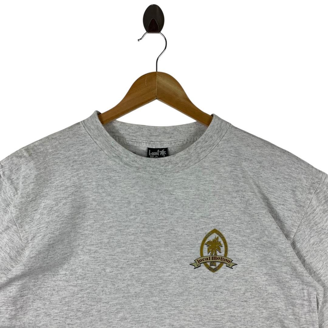 Vintage Vintage 90s LOCAL MOTION big logo back hit Surfing tee Size US L / EU 52-54 / 3 - 3 Thumbnail