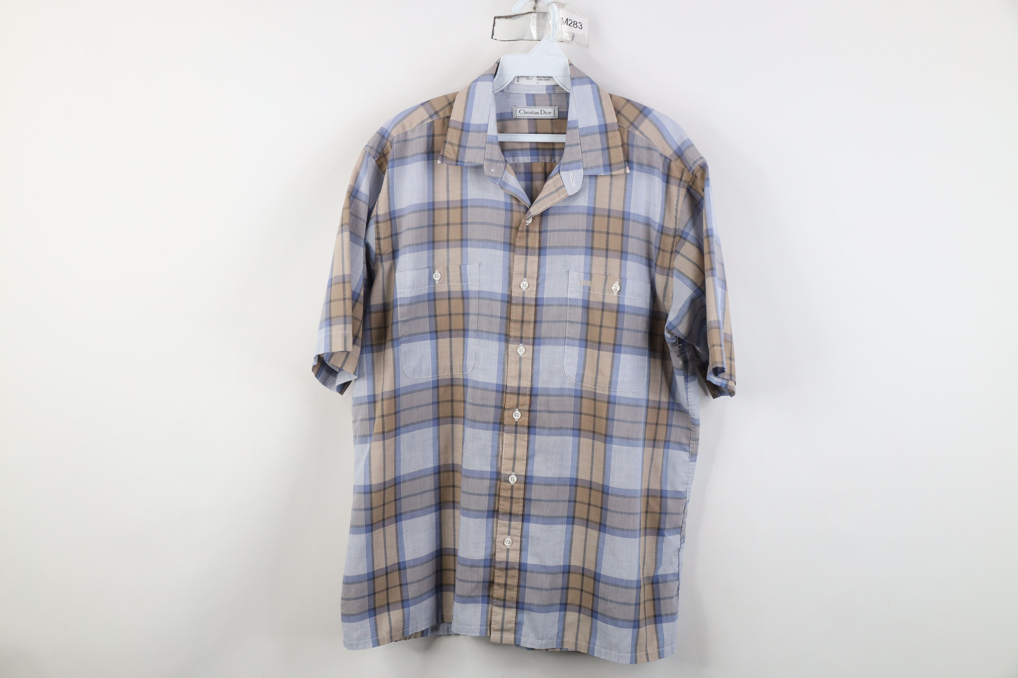 Christian Dior Monsieur Vintage 70s 80s Christian Dior Short Sleeve Button Shirt Size US L / EU 52-54 / 3 - 1 Thumbnail