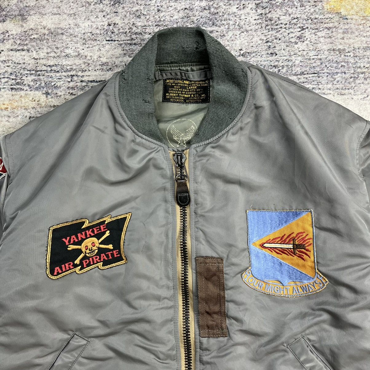 TOYS McCOY Vintage Toys Mccoy Albert turner Ma-1 bomber flight jacket Size US L / EU 52-54 / 3 - 4 Thumbnail