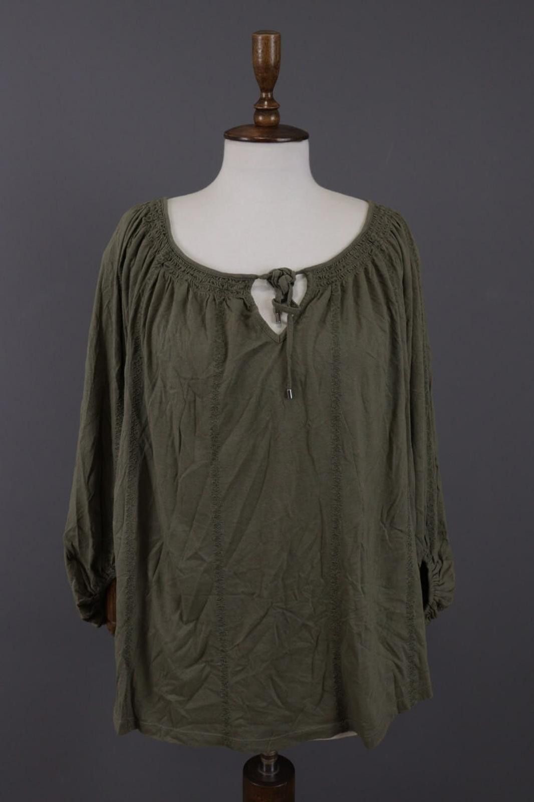 Lauren Ralph Lauren Lauren Ralph Lauren Gren Lagenlook Tunic Shirt Size 2XL Size XXL / US 16-18 / IT 52-54 - 1 Thumbnail