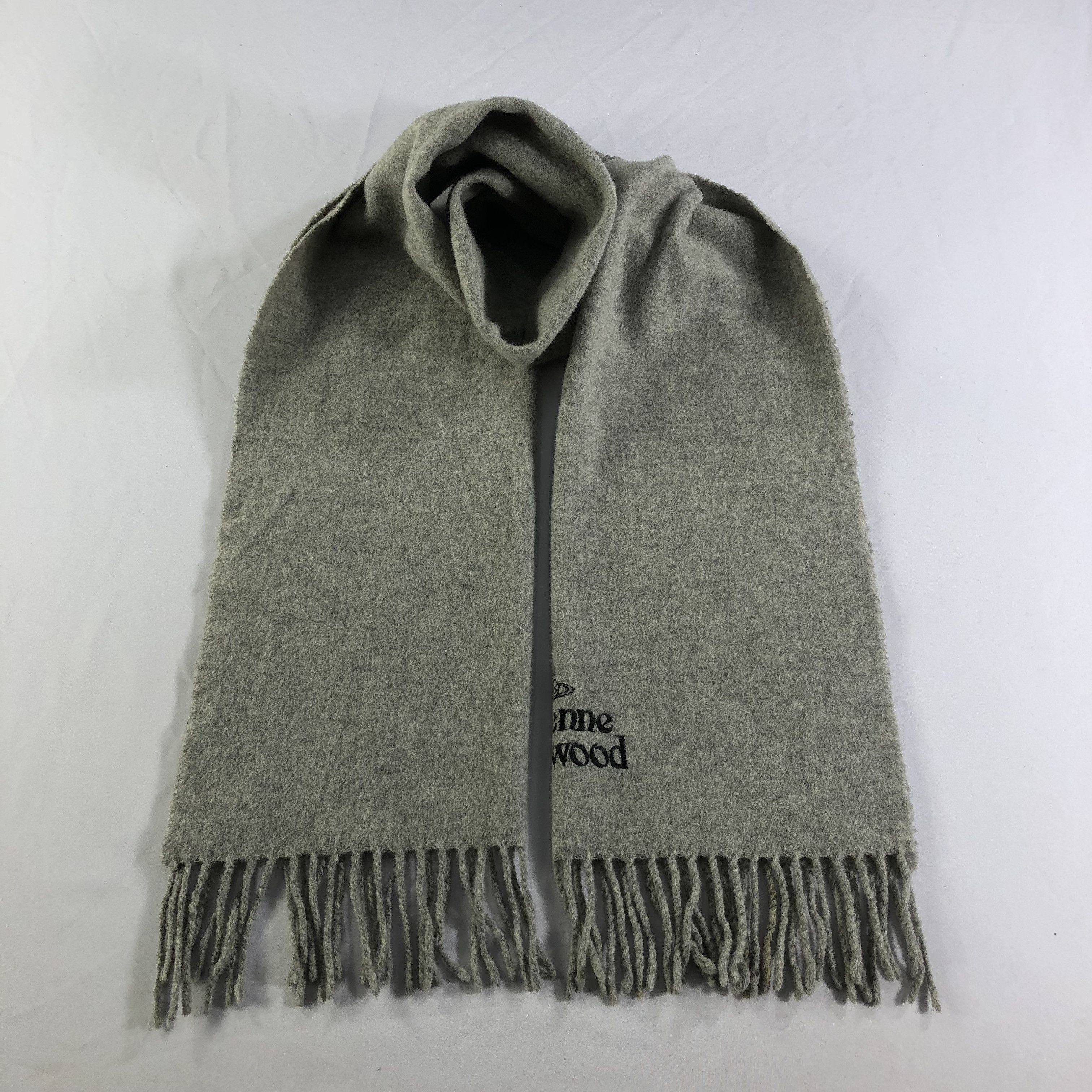 Vivienne Westwood Vivienne Westwood Plain Wool Scarf Muffler V1710 Size ONE SIZE - 1 Thumbnail