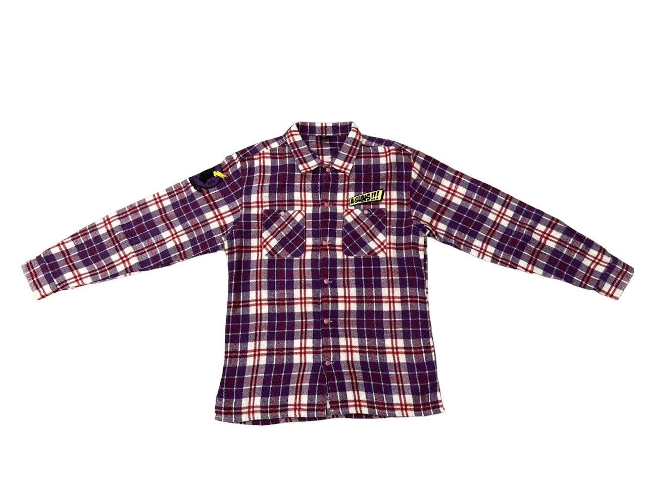 ANDSUNS Japan Brand Andsuns Patches Double Pocket Flannel Shirt Size US M / EU 48-50 / 2 - 1 Thumbnail