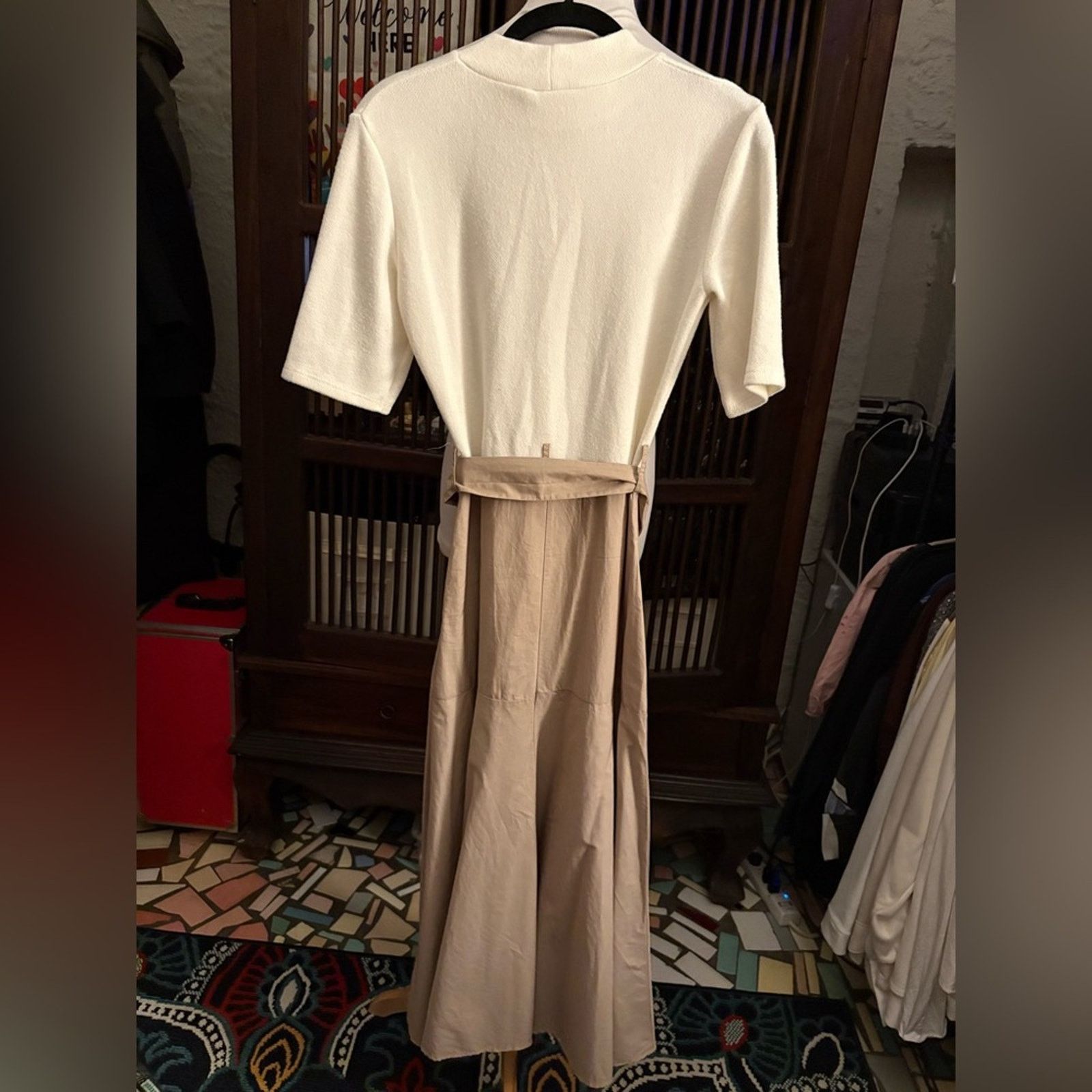 Zara Nwt- zara- soft feel combination dress-M Size M / US 6-8 / IT 42-44 - 5 Thumbnail