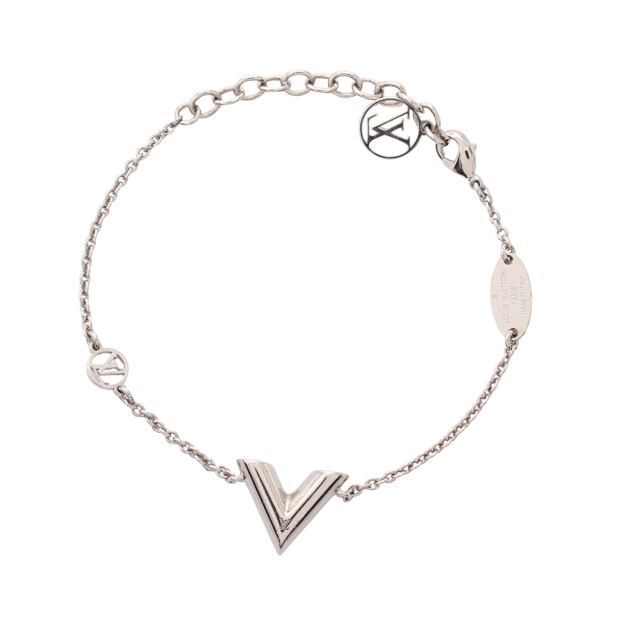 Louis Vuitton Louis Vuitton Essential V Bracelet Silver Size ONE SIZE - 1 Thumbnail