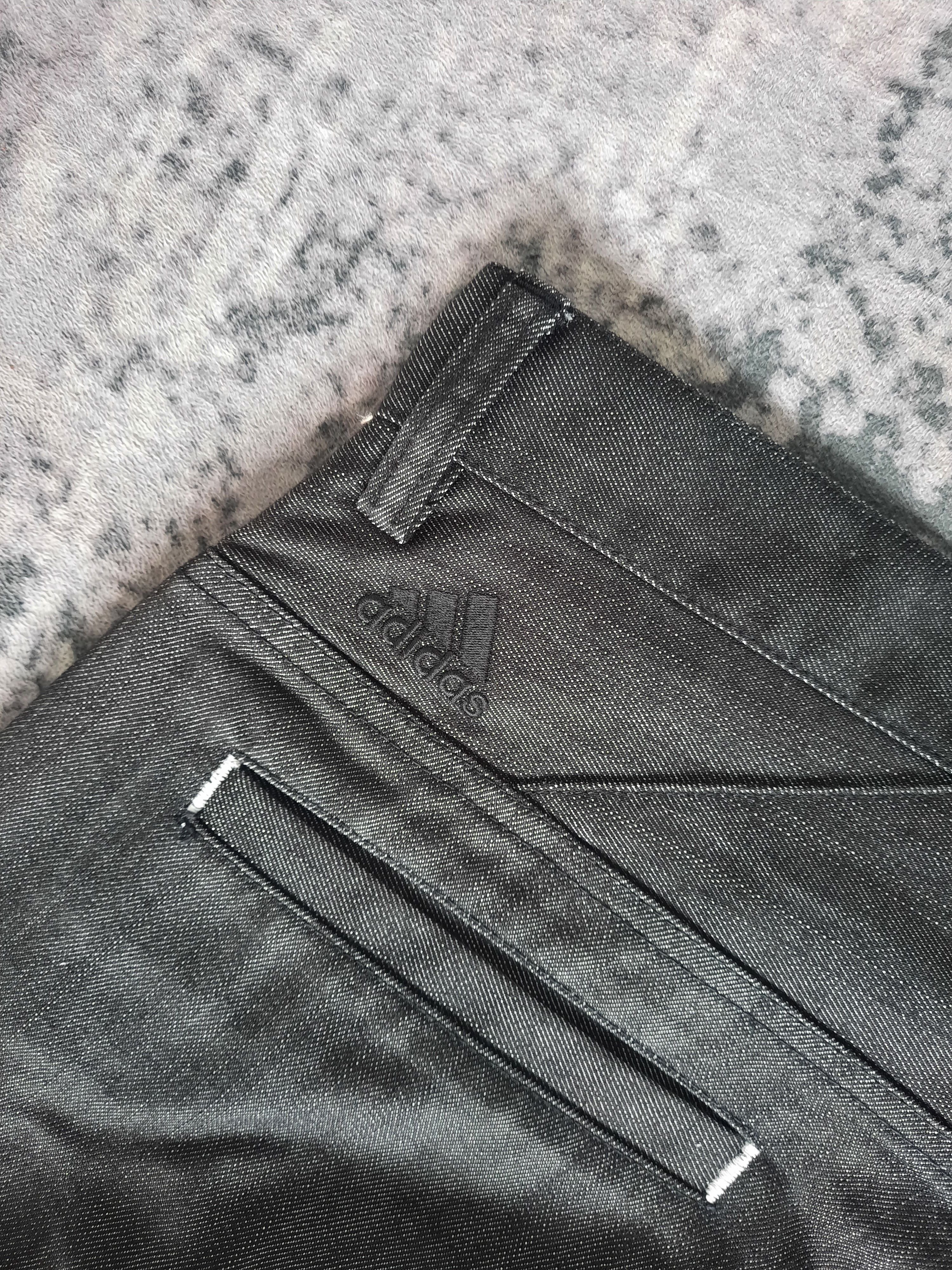 Adidas 💥 Vintage adidas flag six pocket black denim pants Size US 32 / EU 48 - 5 Thumbnail