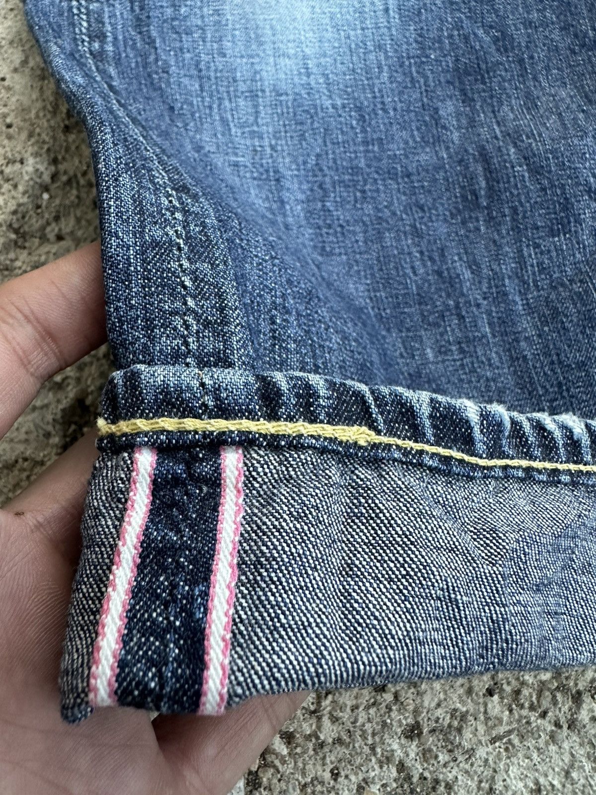 Momotaro Jeans Momotaro Selvedge Distressed Jeans Denim W29 Size US 29 - 7 Thumbnail