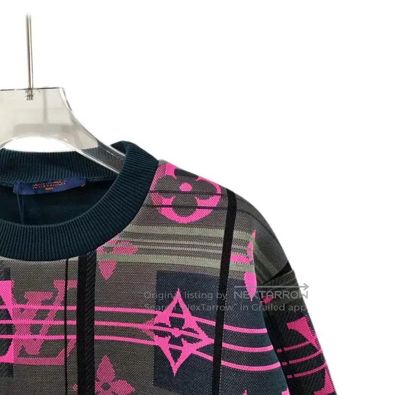 Louis Vuitton Louis Vuitton Men's Colorblock Polyester Sweatshirt . Size US M / EU 48-50 / 2 - 4 Thumbnail