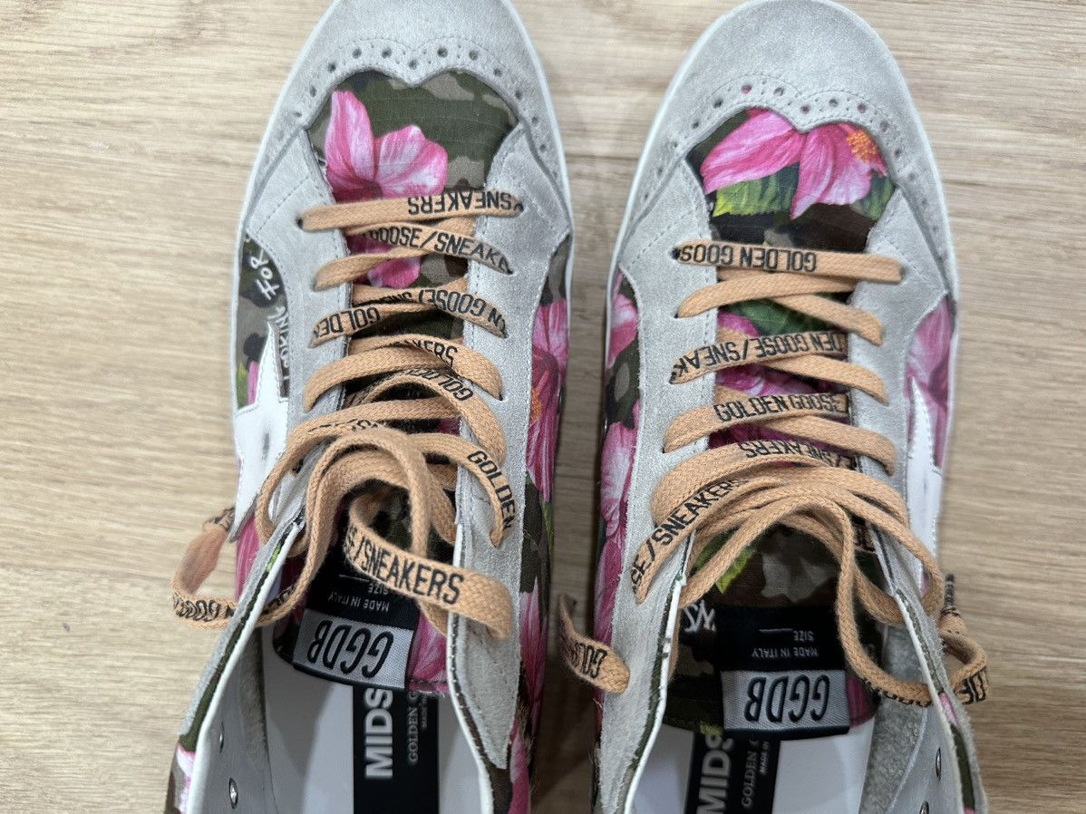 Golden Goose Golden Goose Mid Star Camouflage with Hawaiian Floral Design Size US 10 / EU 43 - 7 Thumbnail