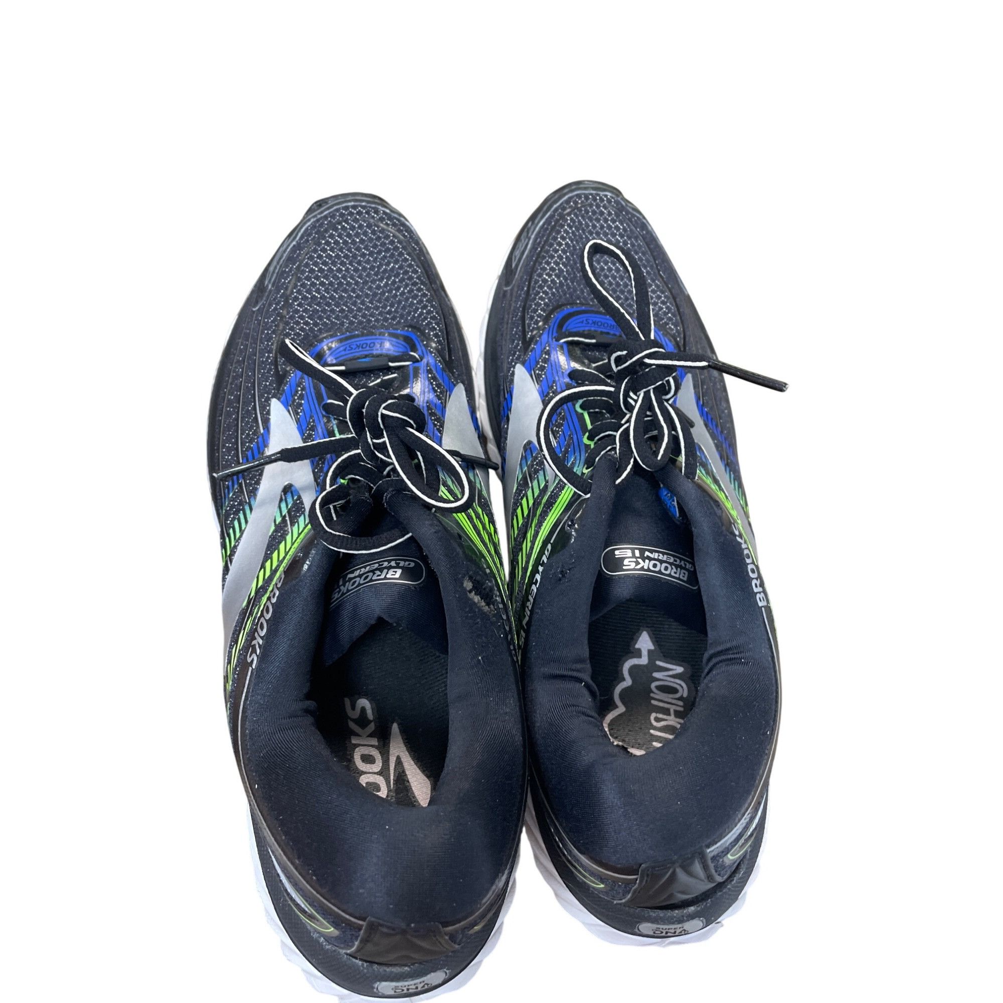 Brooks Brooks Glycerin GTS 15 Mens Black Blue Running Sneakers Size Size US 10.5 / EU 43-44 - 14 Thumbnail