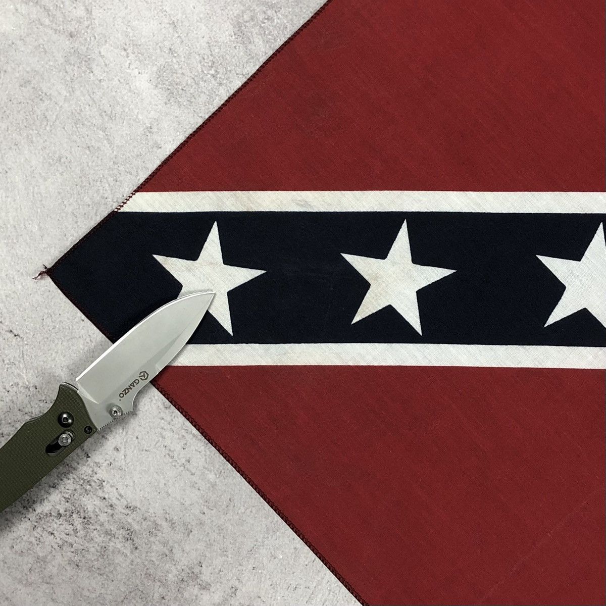 Vintage 90s Confederate Flag Bandana USA Crafted With Pride Size ONE SIZE - 9 Thumbnail