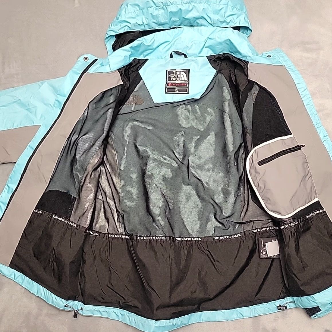 The North Face The North Face Summit Series Jacket Womens XL Blue Gray Raintex Waterproof Shell All Seasons Full Zip Soft Shell Wind-Resistant Logo Size XL / US 12-14 / IT 48-50 - 7 Thumbnail
