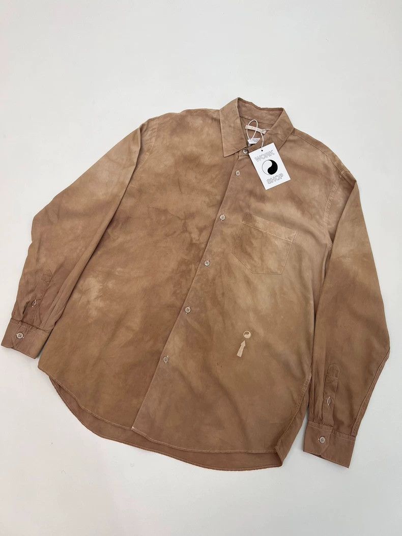 Our Legacy our legacy WORK SHOP dyed light orange long-sleeved shirt 2 Size US L / EU 52-54 / 3 - 1 Thumbnail