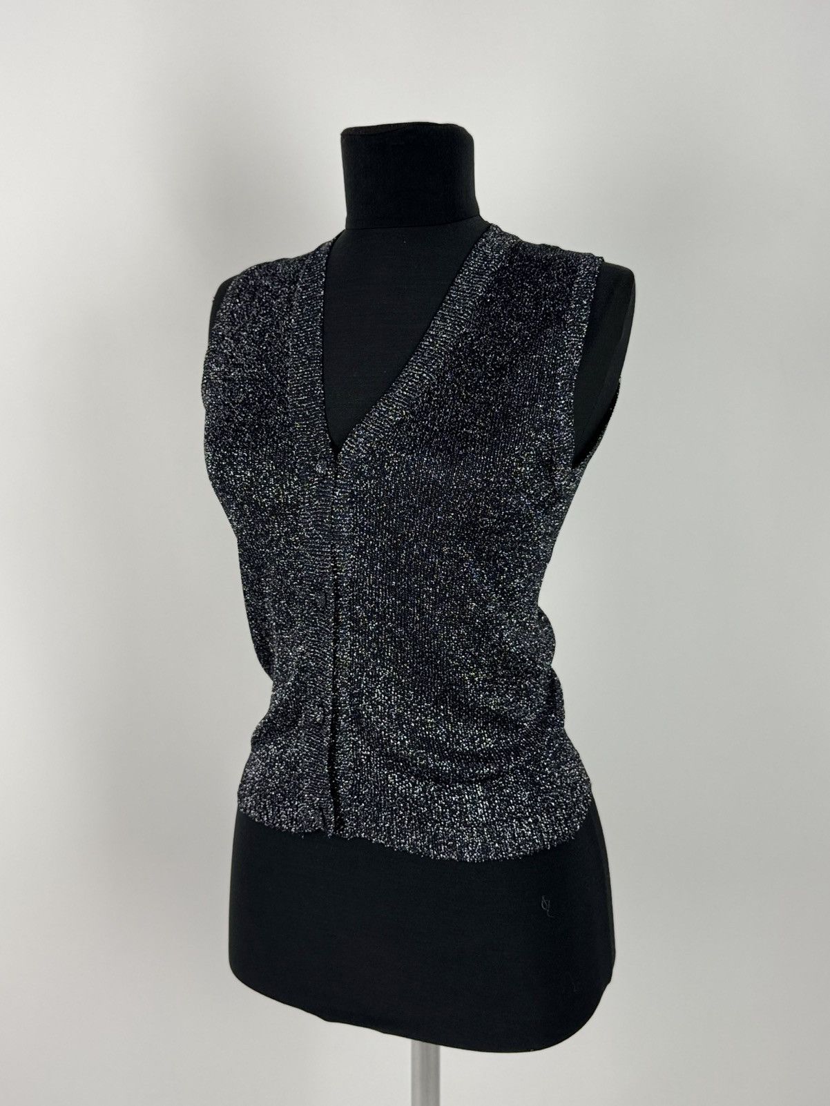 Dolce & Gabbana Dolce&Gabbana Shinny Sparkle Knit Mesh Women’s Vest Size M / US 6-8 / IT 42-44 - 1 Thumbnail